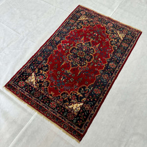 Handmade Afghan wool rug  traditional design for living room USA