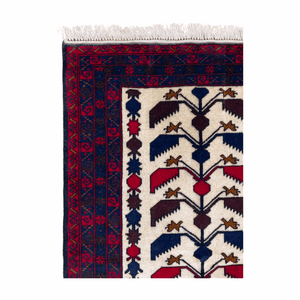 Handmade Afghan wool rug  traditional design for living room USA