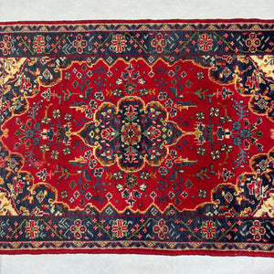 Handmade Afghan wool rug  traditional design for living room USA