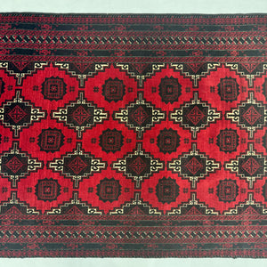 Handmade Afghan wool rug  traditional design for living room USA