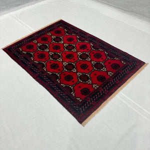 Handmade Afghan wool rug  traditional design for living room USA