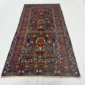 Handmade Afghan wool rug  traditional design for living room USA
