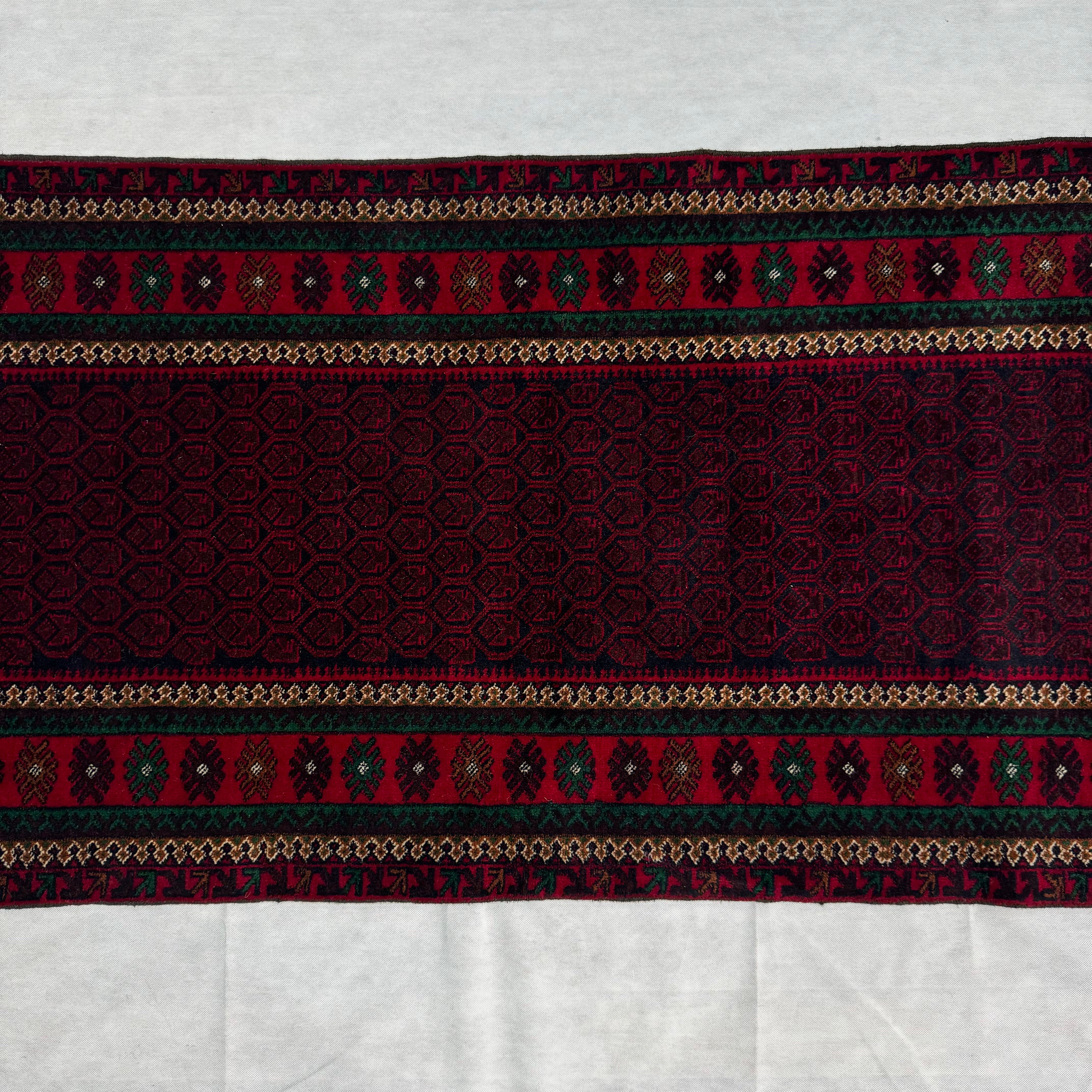 Handmade Afghan wool rug  traditional design for living room USA