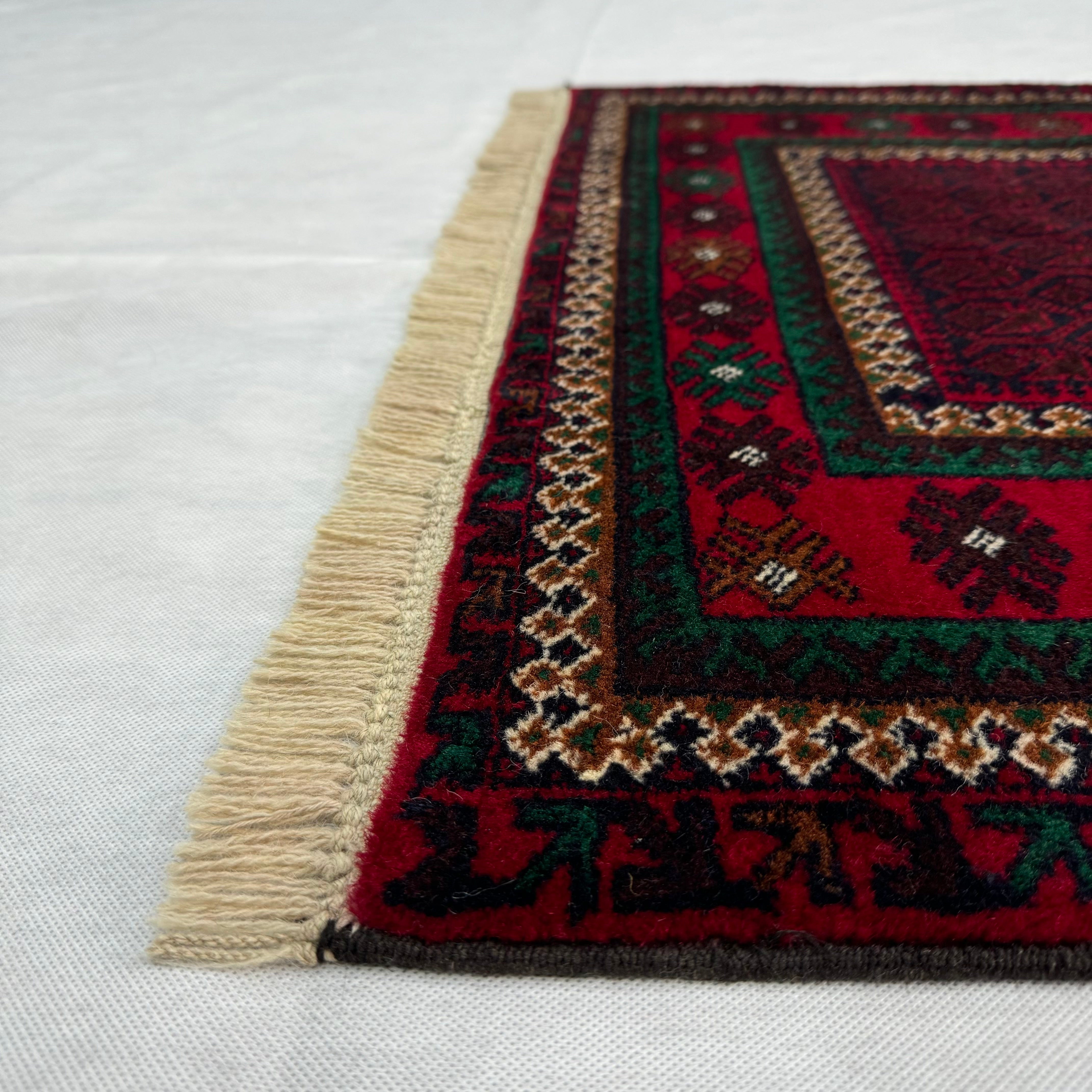 Handmade Afghan wool rug  traditional design for living room USA