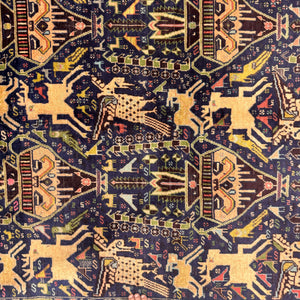Handmade Afghan wool rug  traditional design for living room USA