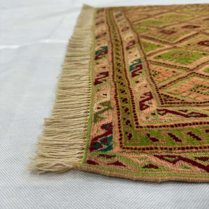 Handmade Afghan wool rug  traditional design for living room USA