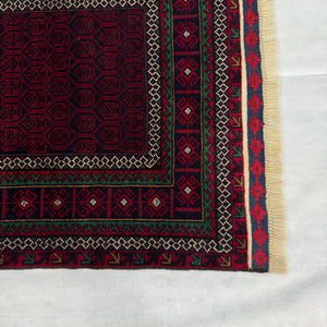 Handmade Afghan wool rug  traditional design for living room USA