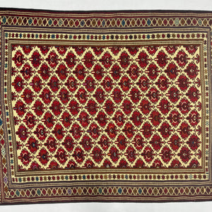 Handmade Afghan wool rug  traditional design for living room USA