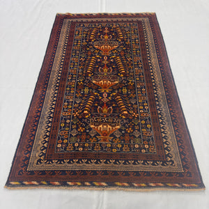 Handmade Afghan wool rug  traditional design for living room USA