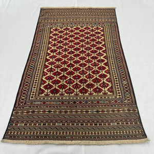 Handmade Afghan wool rug  traditional design for living room USA