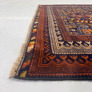 Handmade Afghan wool rug  traditional design for living room USA