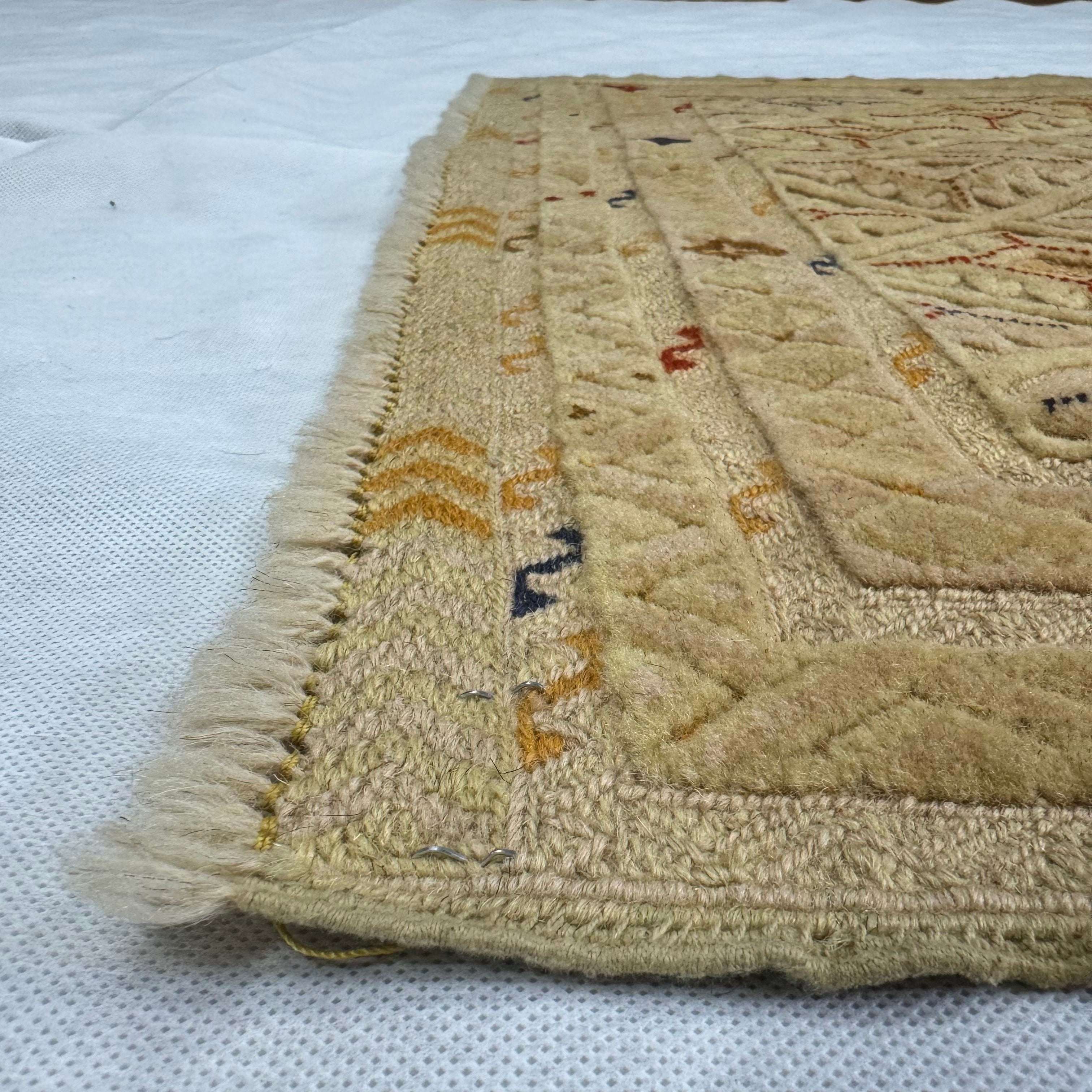 Handmade Afghan wool rug  traditional design for living room USA