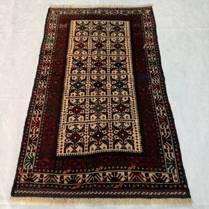 Handmade Afghan wool rug  traditional design for living room USA