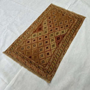Handmade Afghan wool rug  traditional design for living room USA
