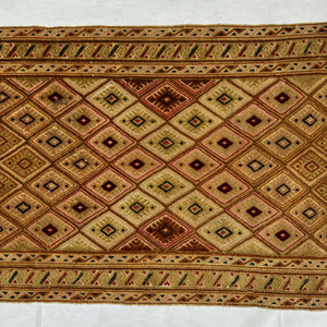 Handmade Afghan wool rug  traditional design for living room USA