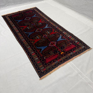 Handmade Afghan wool rug  traditional design for living room USA