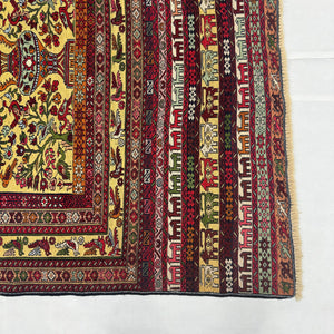 Handmade Afghan wool rug  traditional design for living room USA