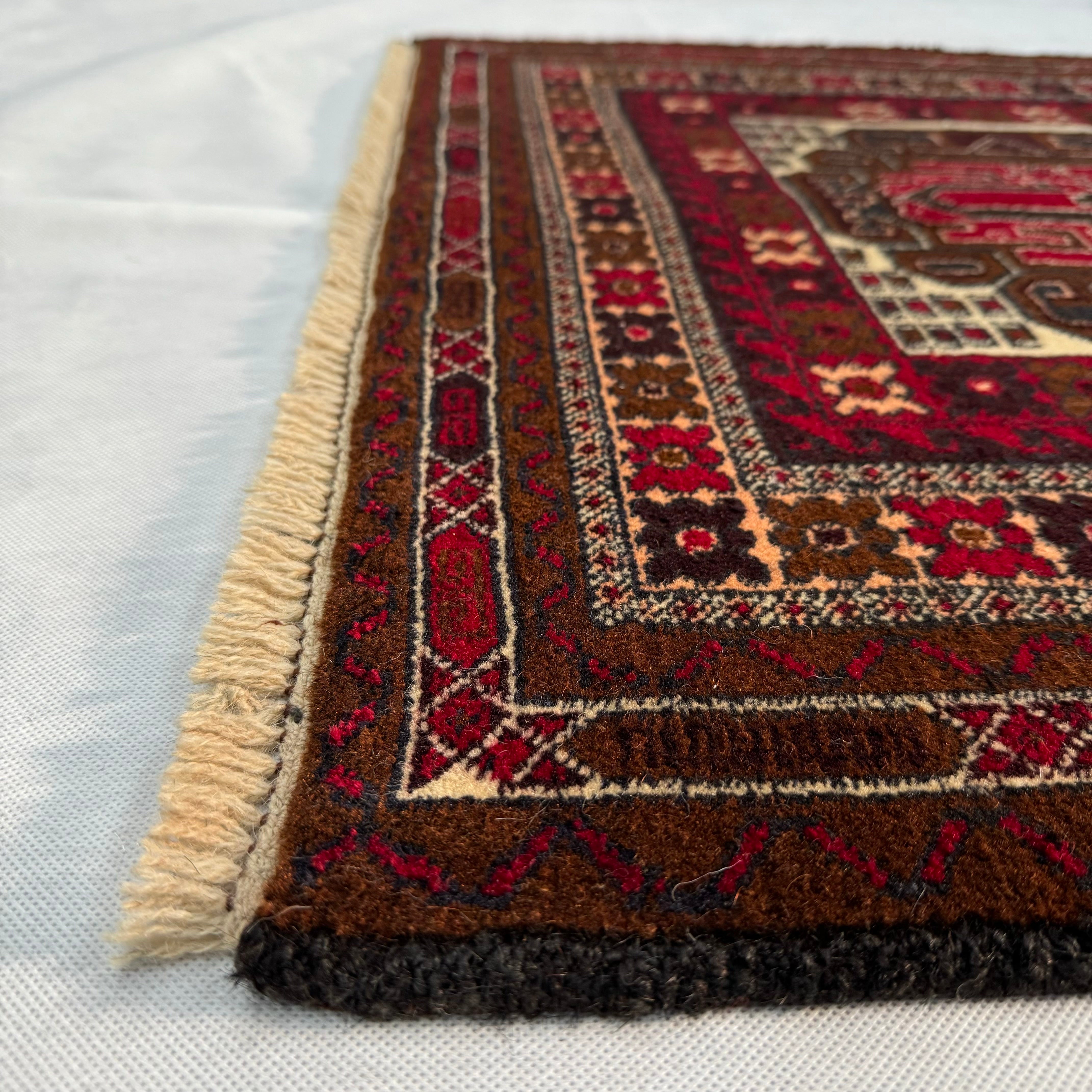 Handmade Afghan wool rug  traditional design for living room USA