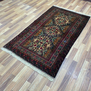 Handmade Afghan wool rug  traditional design for living room USA