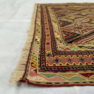 Handmade Afghan wool rug  traditional design for living room USA