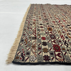 Handmade Afghan wool rug  traditional design for living room USA