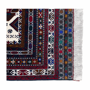 Handmade Afghan wool rug  traditional design for living room USA