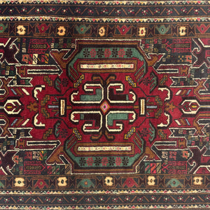 Handmade Afghan wool rug  traditional design for living room USA