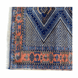 Handmade Afghan wool rug  traditional design for living room USA
