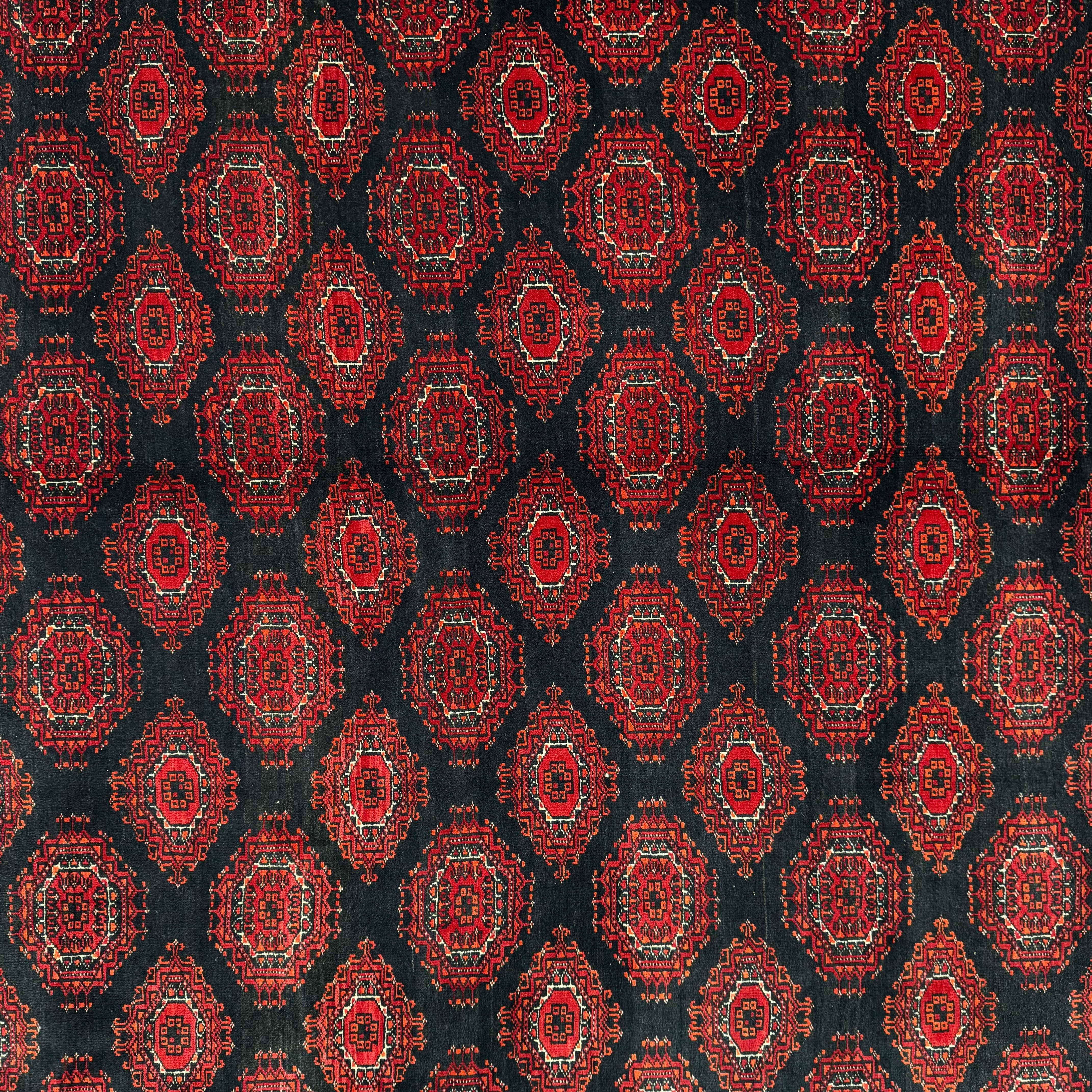 Handmade Afghan wool rug  traditional design for living room USA