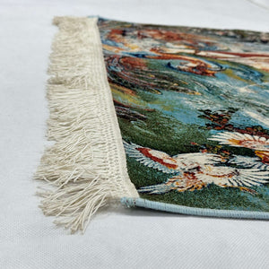 Persian Silk Garden of Paradise Rug 2 ft x 3 ft | 1600 Reeds