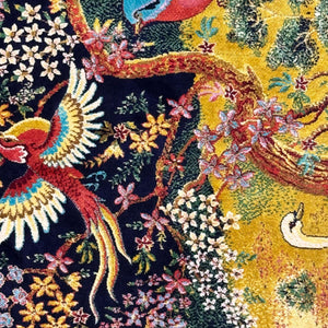 Persian Silk Garden of Paradise Rug 2 ft x 3 ft | 1600 Reed