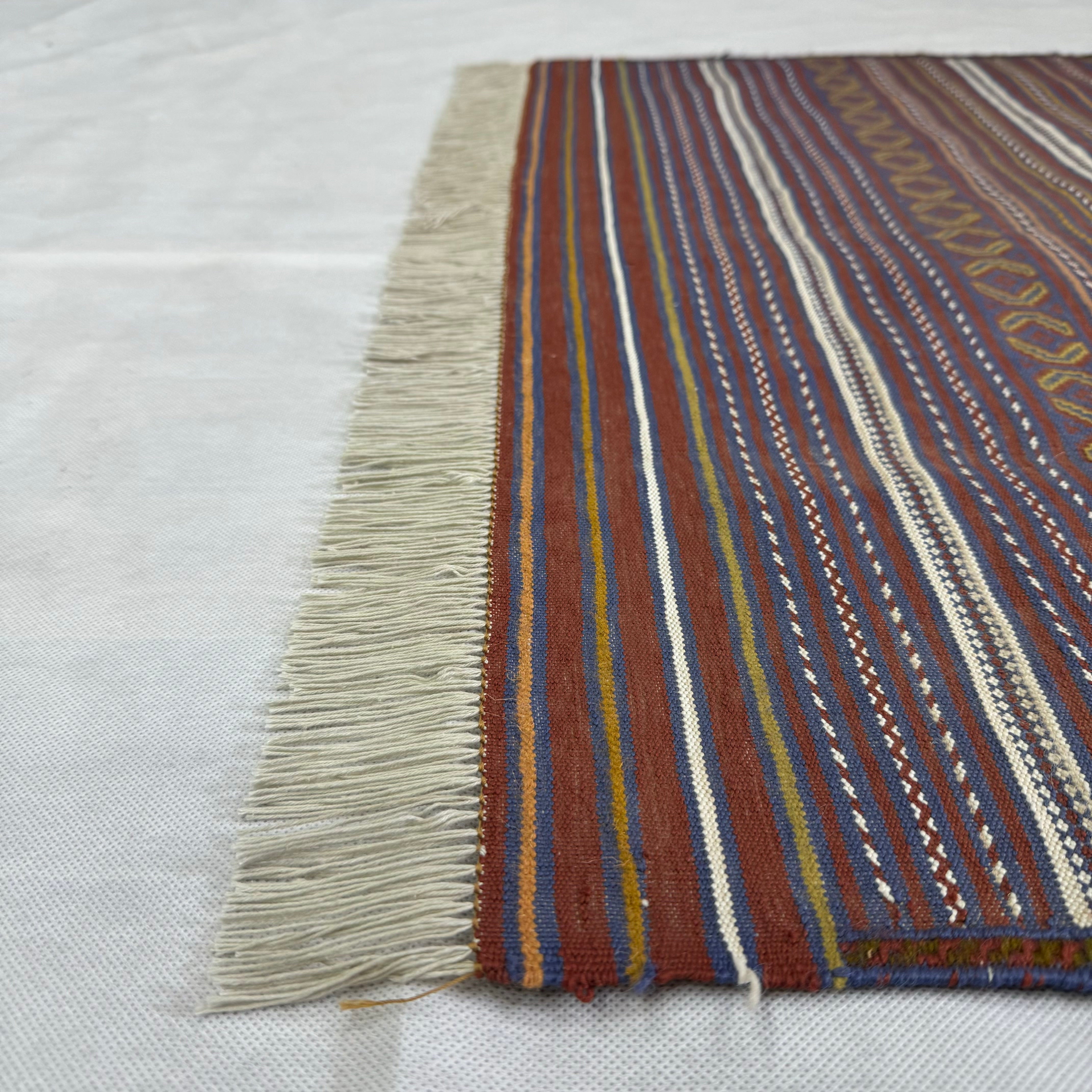 Handmade Afghan wool rug  traditional design for living room USA