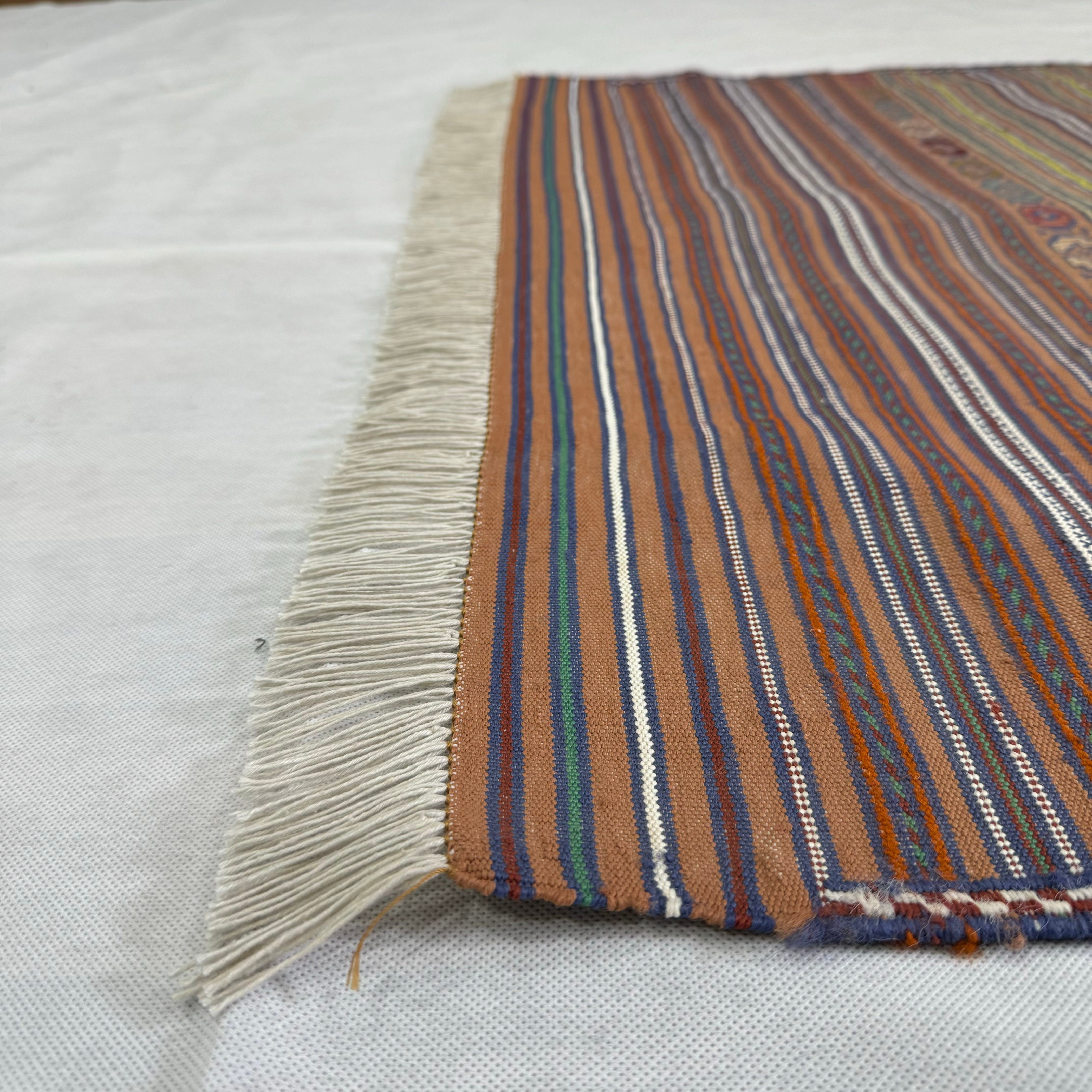 Handmade Afghan wool rug  traditional design for living room USA