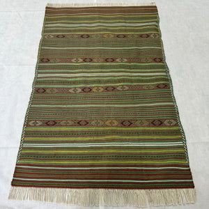Handmade Afghan wool rug  traditional design for living room USA