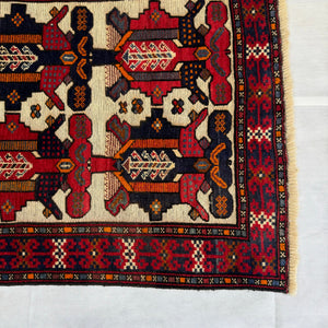 Handmade Afghan wool rug  traditional design for living room USA