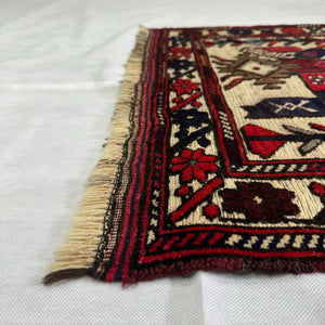 Handmade Afghan wool rug  traditional design for living room USA