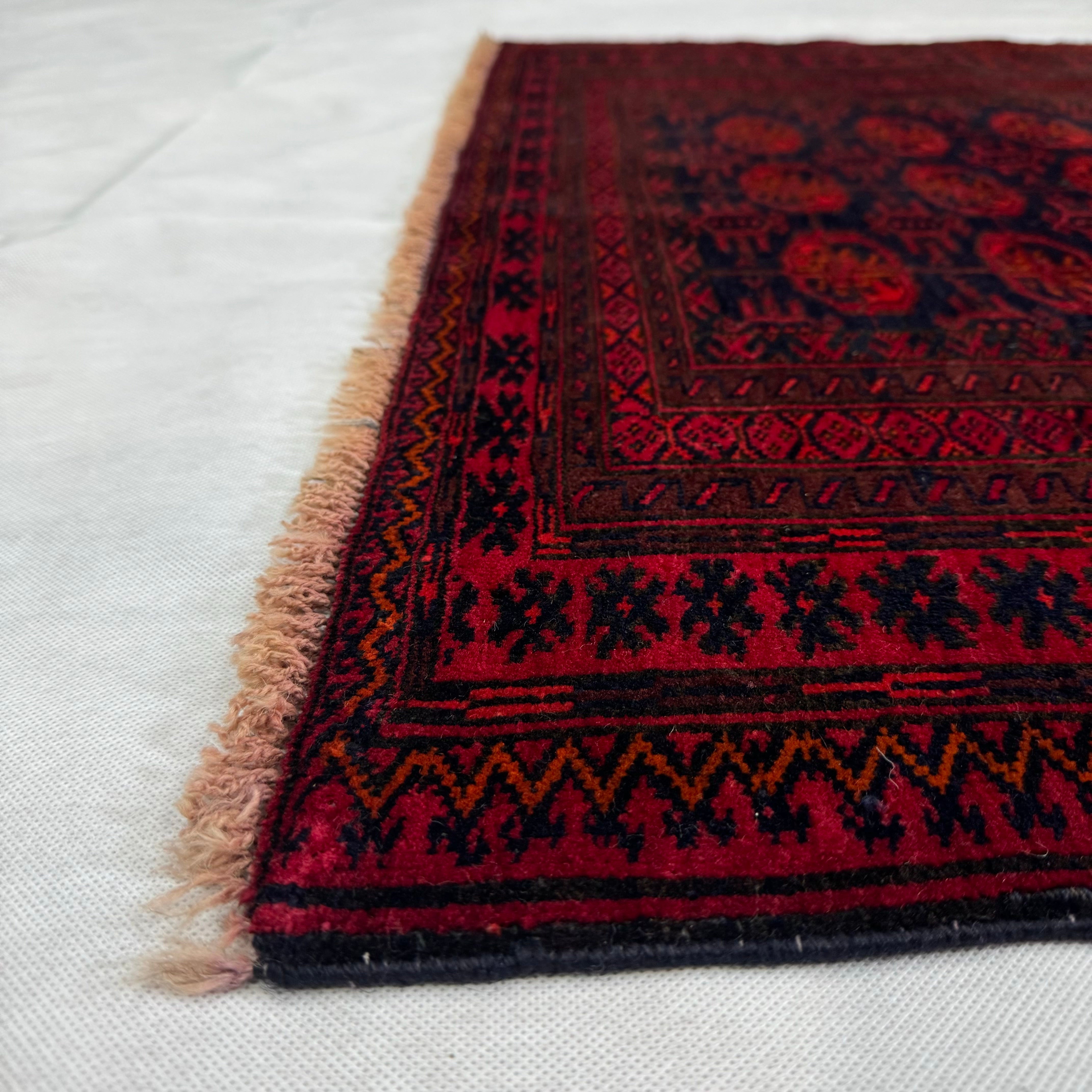 Handmade Afghan wool rug  traditional design for living room USA