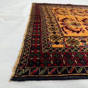 Handmade Afghan wool rug  traditional design for living room USA