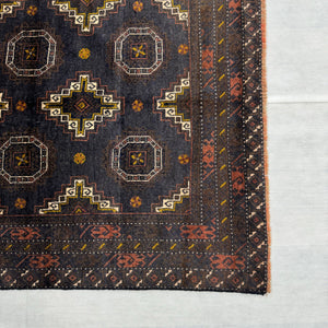 Handmade Afghan wool rug  traditional design for living room USA