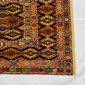 Handmade Afghan wool rug  traditional design for living room USA