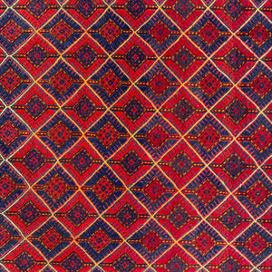 Handmade Afghan wool rug  traditional design for living room USA