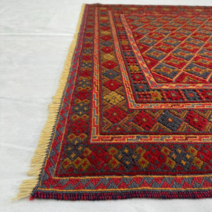 Handmade Afghan wool rug  traditional design for living room USA