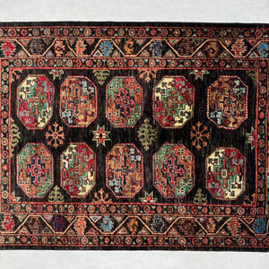 Handmade Afghan wool rug  traditional design for living room USA