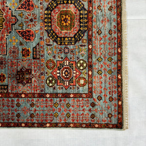 Handmade Afghan wool rug  traditional design for living room USA