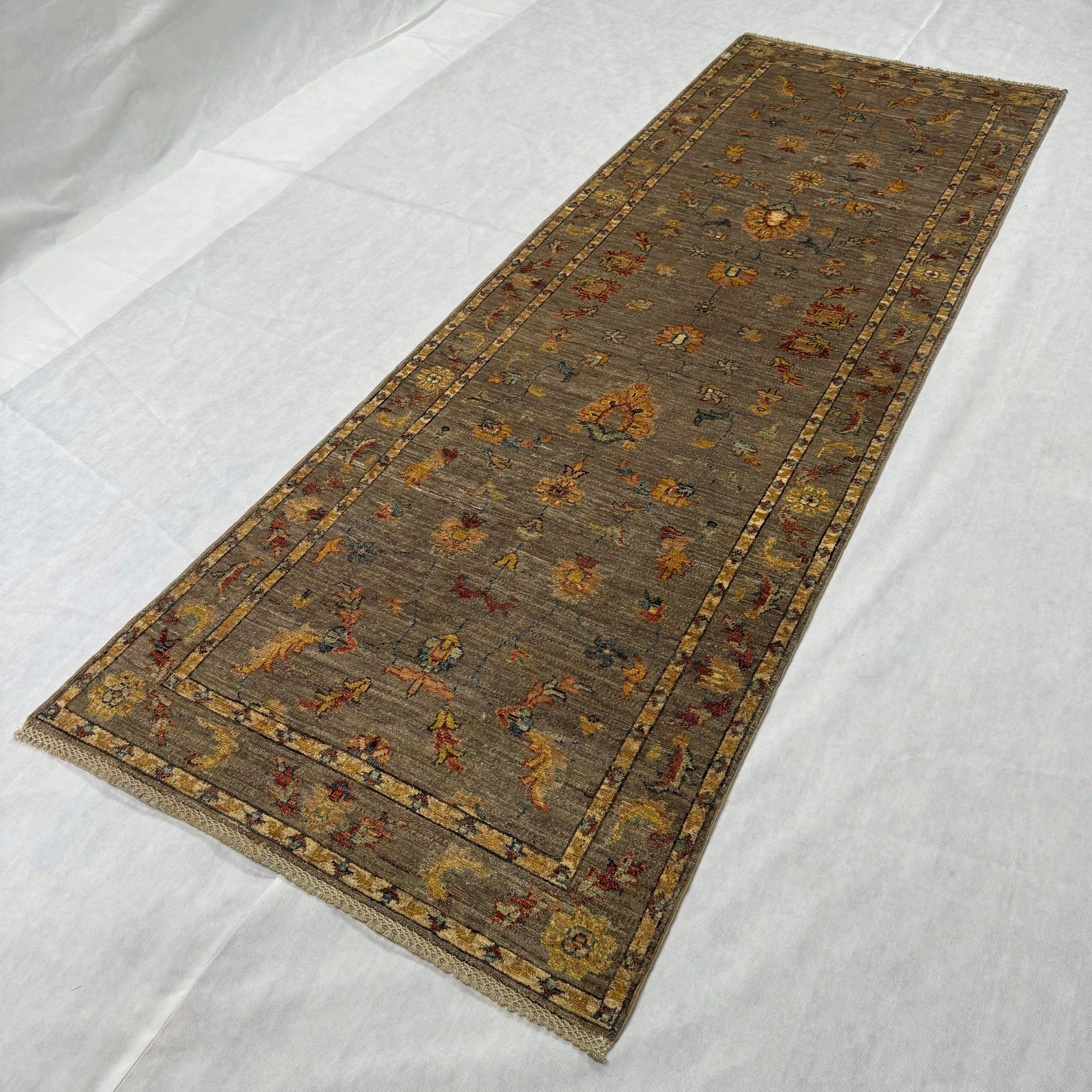 Handmade Afghan wool rug  traditional design for living room USA