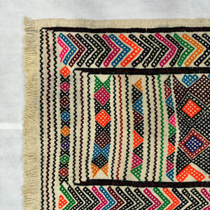 Handmade Afghan wool rug  traditional design for living room USA