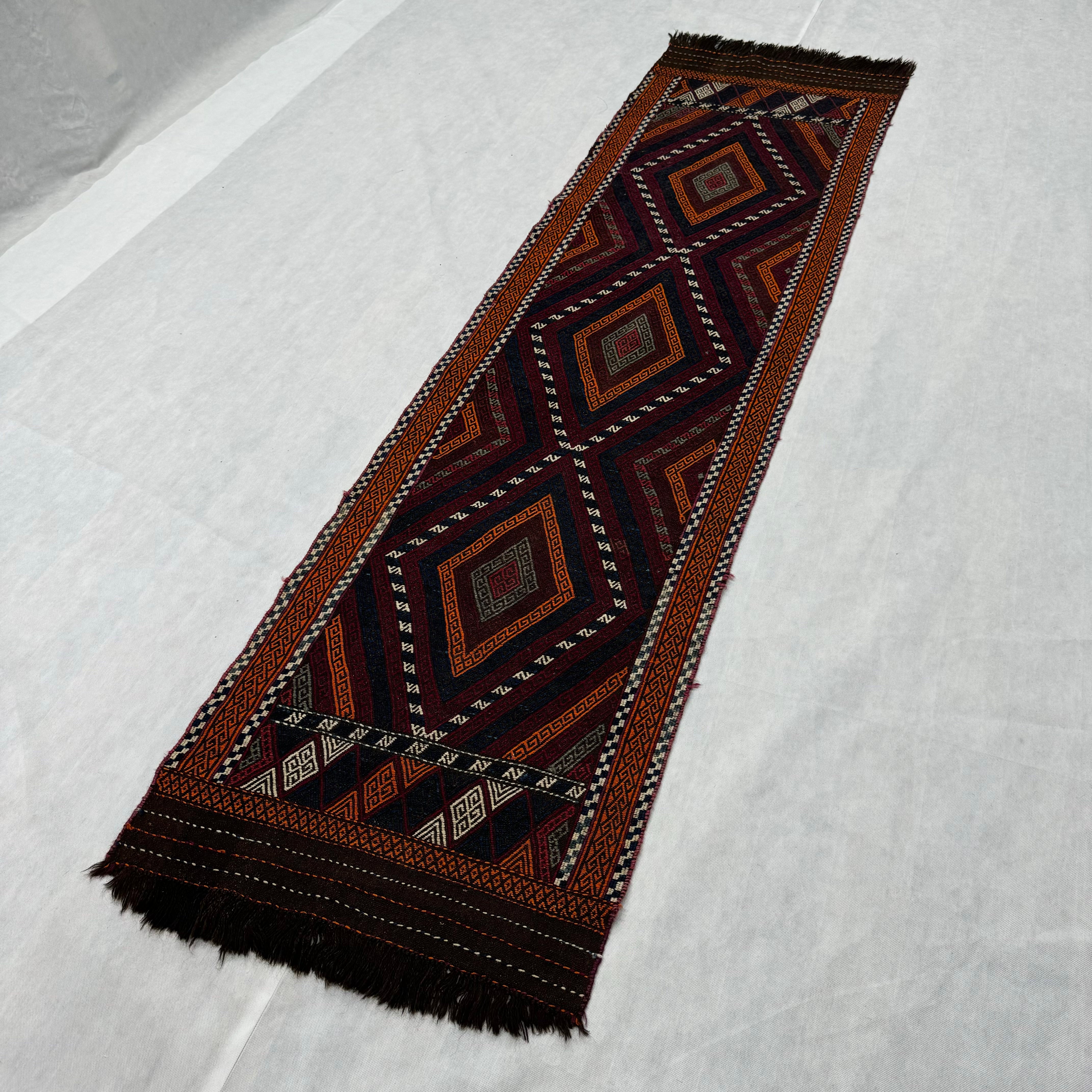 Handmade Afghan wool rug  traditional design for living room USA