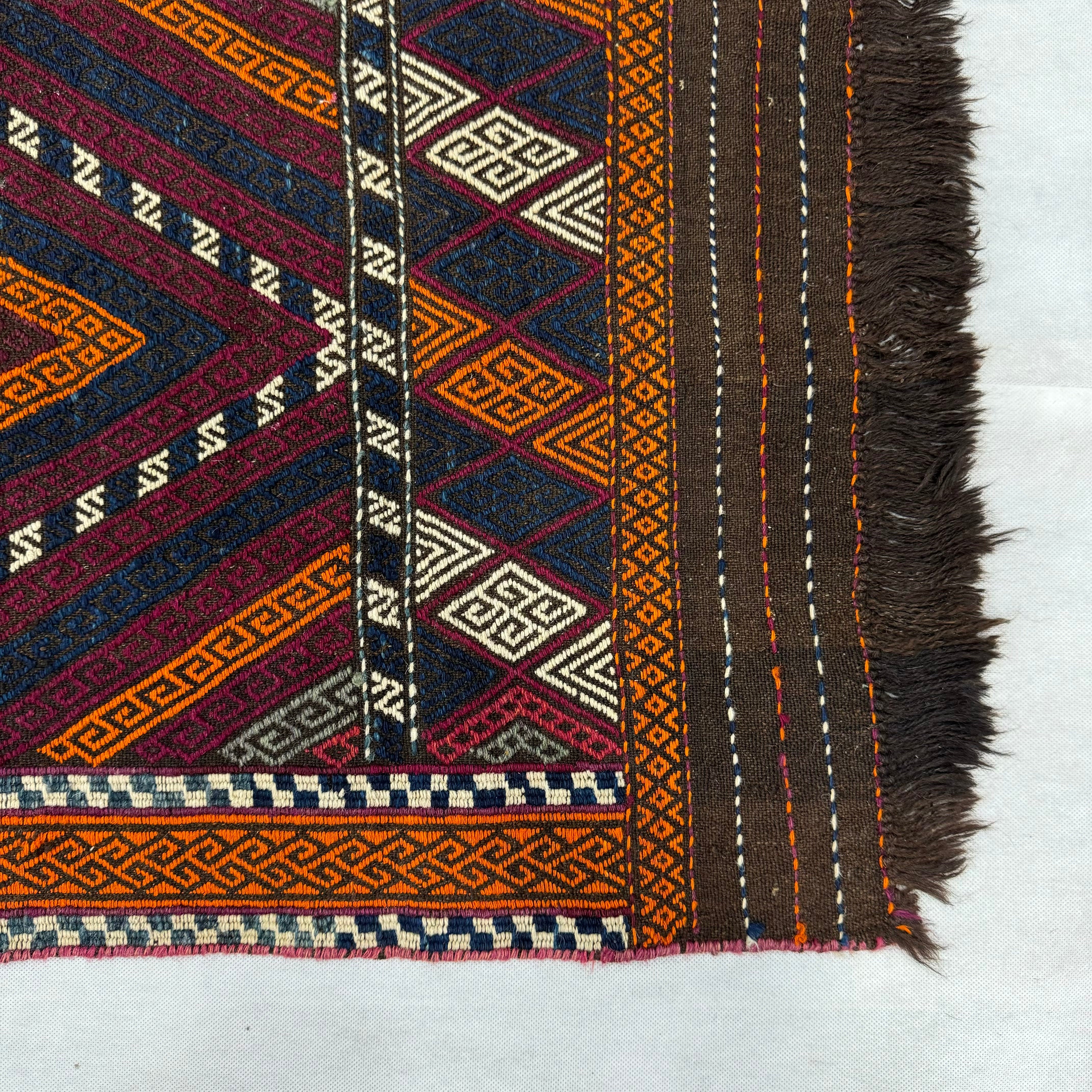 Handmade Afghan wool rug  traditional design for living room USA