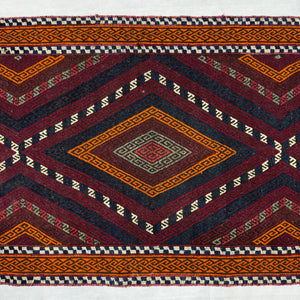 Handmade Afghan wool rug  traditional design for living room USA