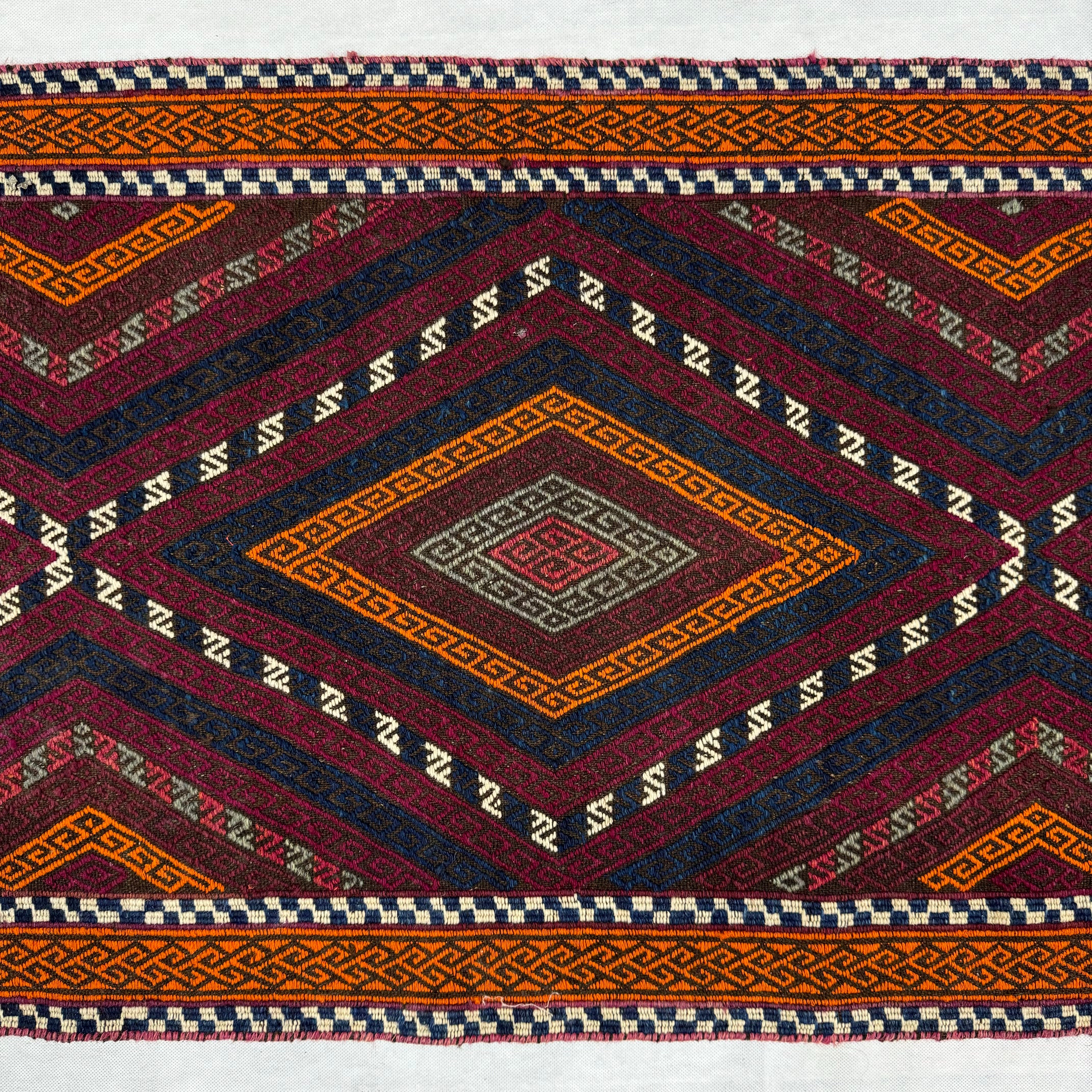 Handmade Afghan wool rug  traditional design for living room USA